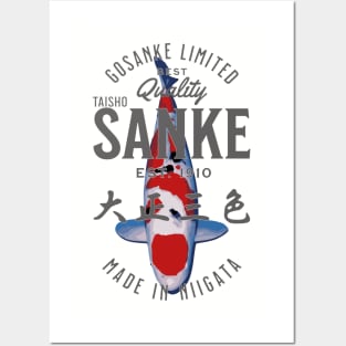 Gosanke LImited Sanke Koi Print Posters and Art